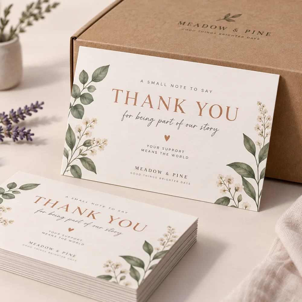 Order Thank You Inserts