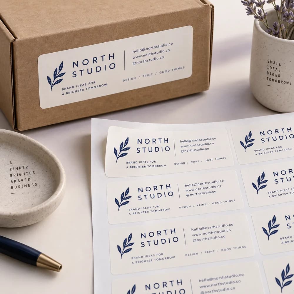 Business Card Stickers
