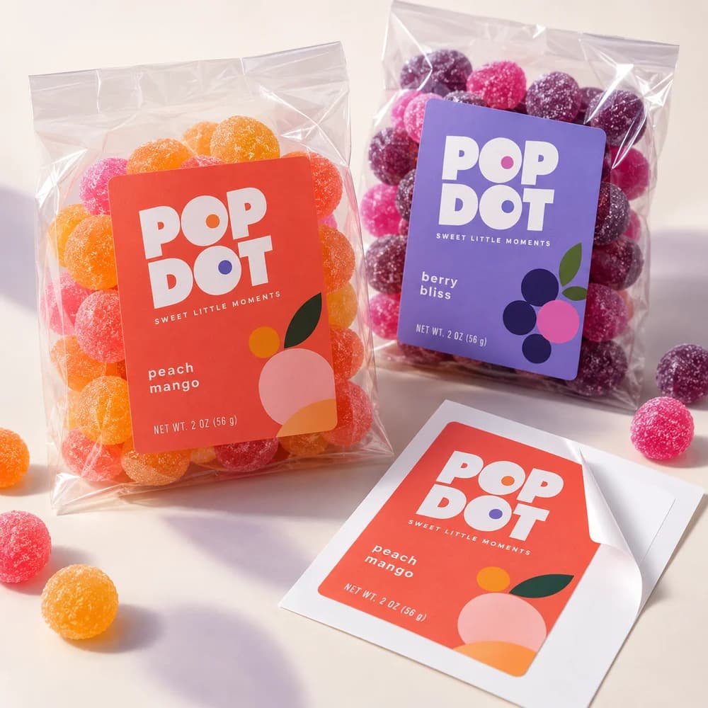 Etiquetas para dulces