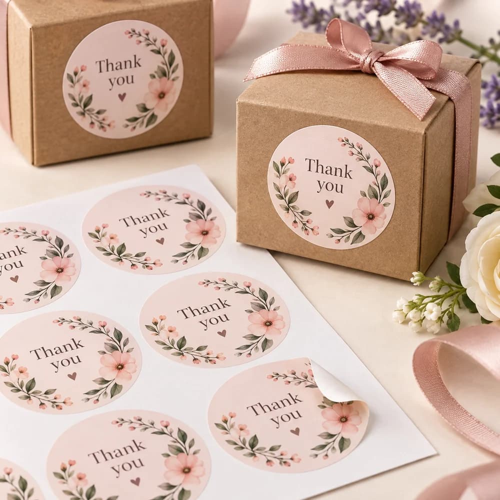 Sellos para cajas de regalo