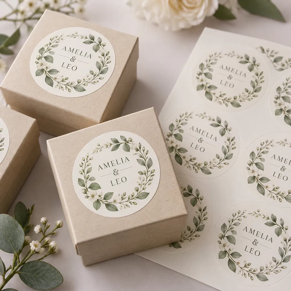Wedding Favor Labels
